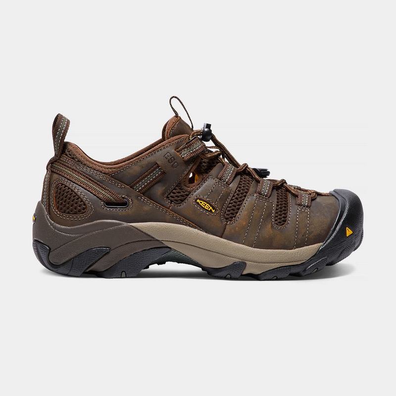 Keen Atlanta Cool Esd Soft Toe Mens Work Shoes Brown Wholesale (0735-VBTRN)